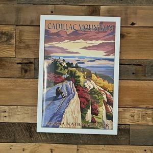 Framed Cadillac Mountain Poster